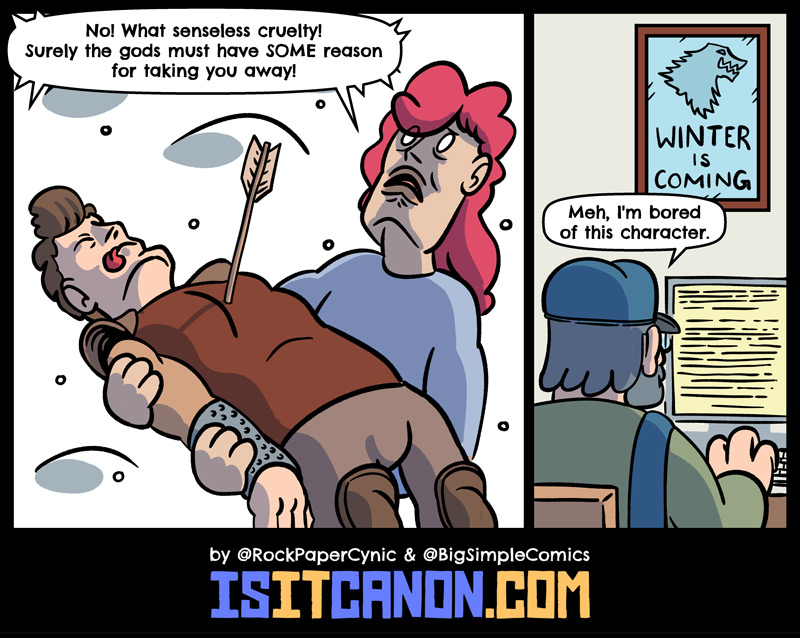In this comic we reveal the real reasons so many people in Westeros die in the hit A Song of Ice and Fire/Game of Thrones series.
